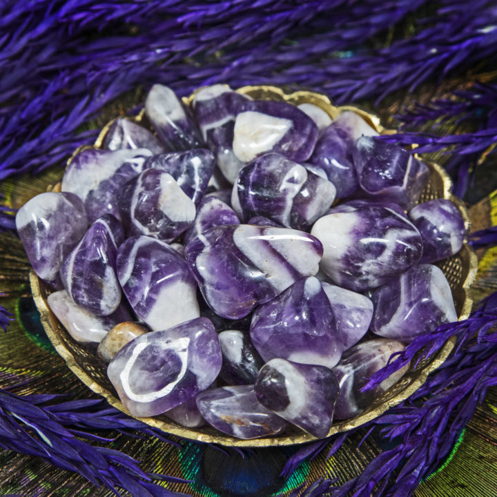 Medium Tumbled Dream Amethyst