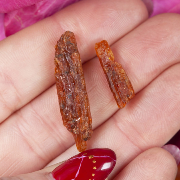 Natural Orange Kyanite Blade