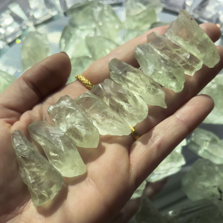 Natural Prasiolite