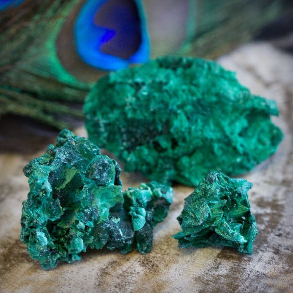 Fibrous Malachite