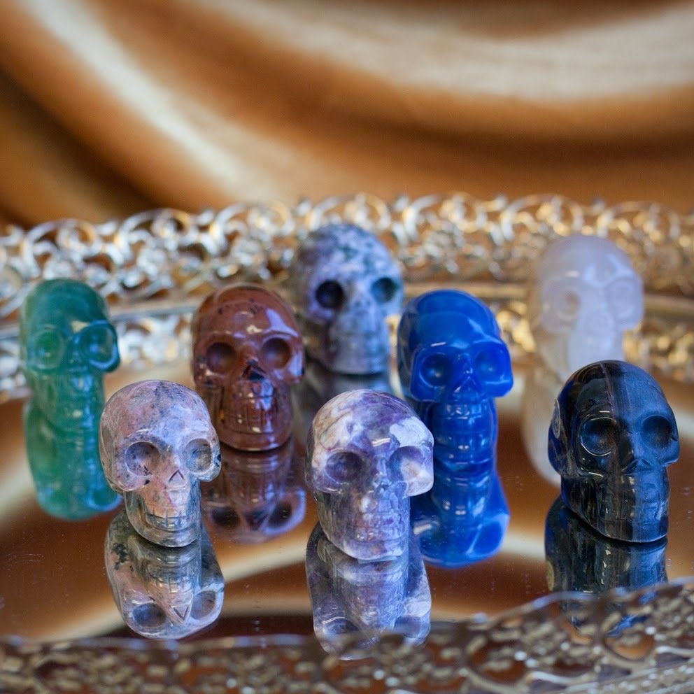 Intuitive Gemstone Skulls