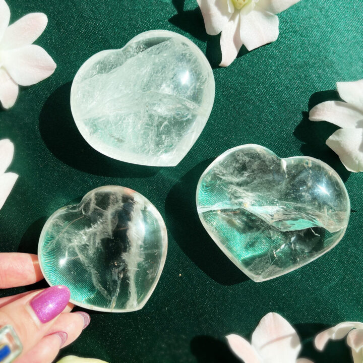 Clear Quartz Heart