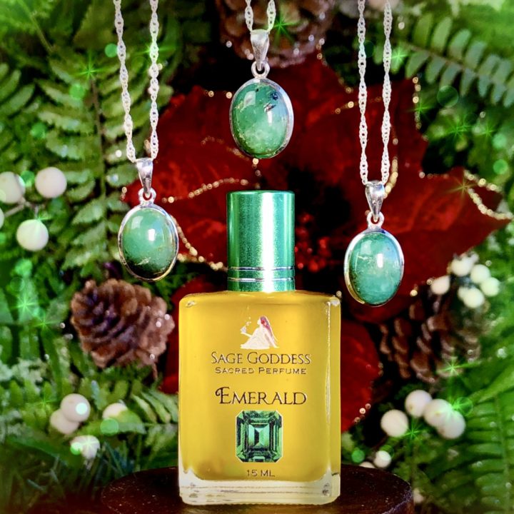 Ethiopian Emerald Personal Power Pendants with Emerald Perfume 1of3_11_29