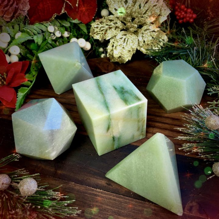 Ultimate Abundance Green Aventurine Sacred Geometry Sets