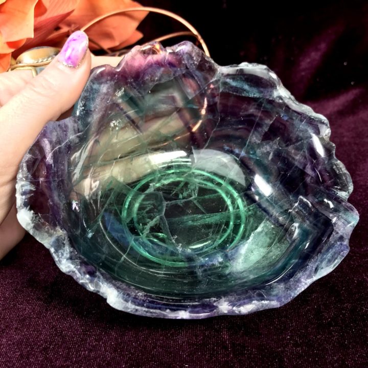 Rainbow Fluorite Bowl