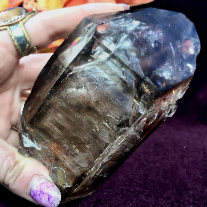 Skeletal Phantom Smoky Quartz Point