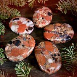 Brecciated Jasper Warrior Palm Stones