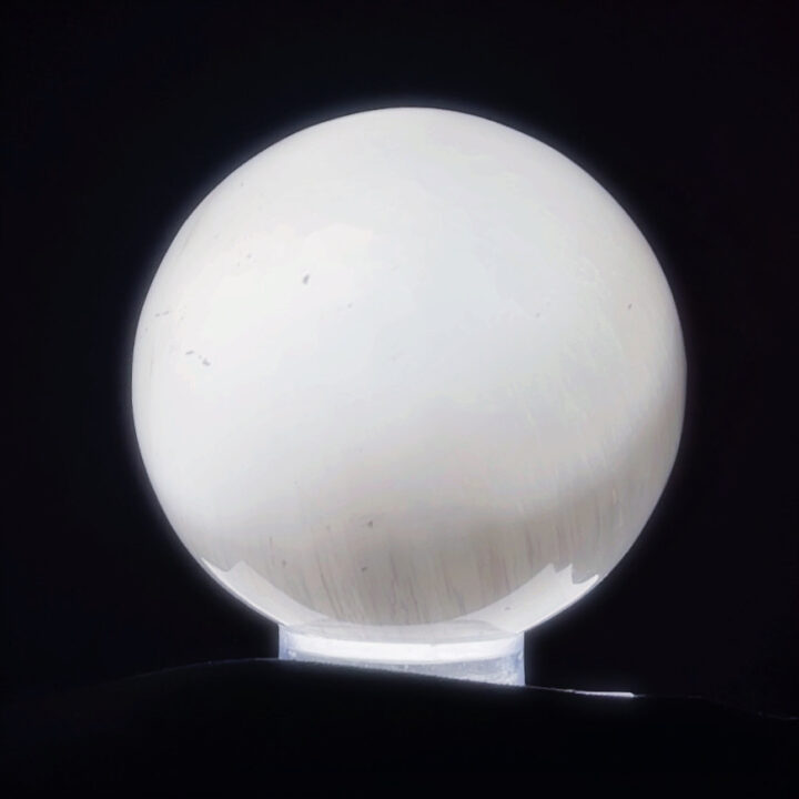 White Light Selenite Sphere