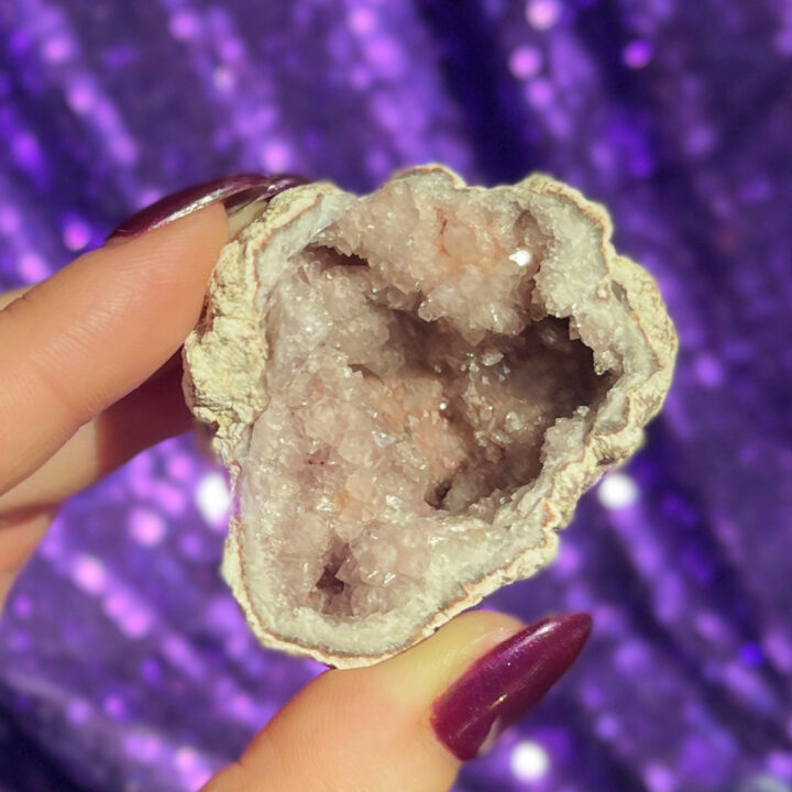 Pink Amethyst Geode