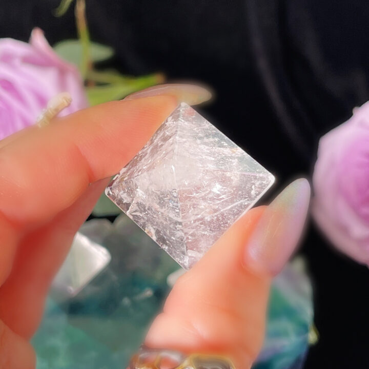 Mini Clear Quartz Amplified Energy Pyramid