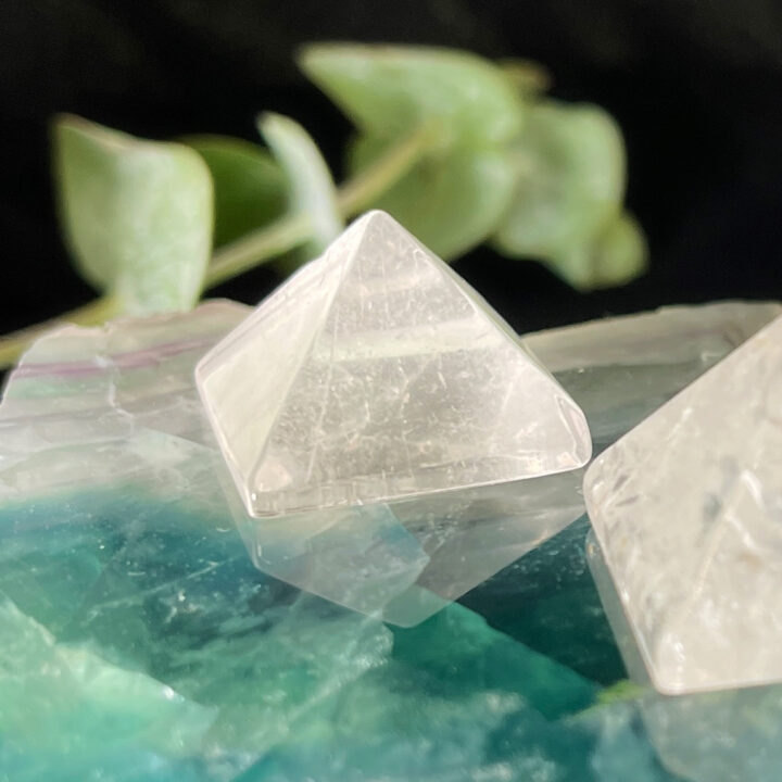 Mini Clear Quartz Amplified Energy Pyramid