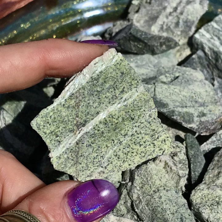 Natural Green Zebra Jasper