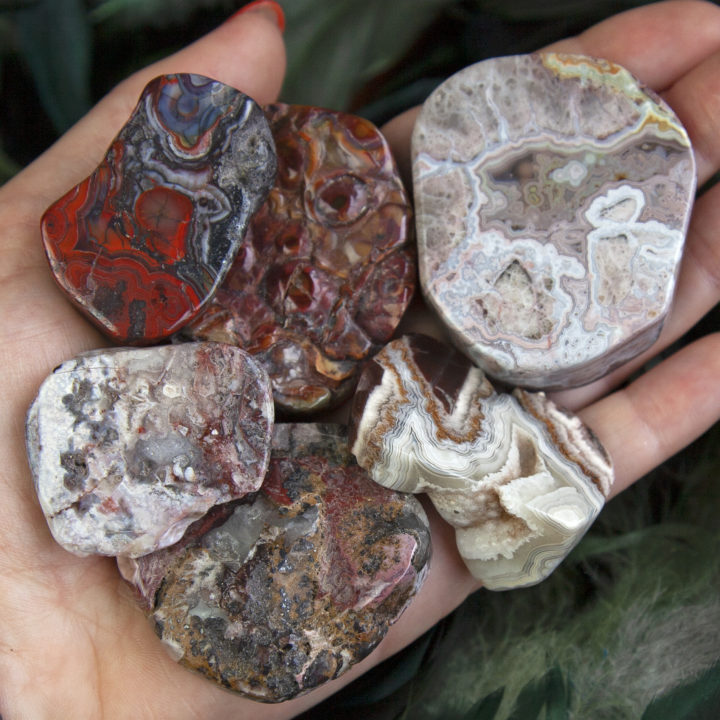 Crazy Lace Agate Peace and Protection Slices