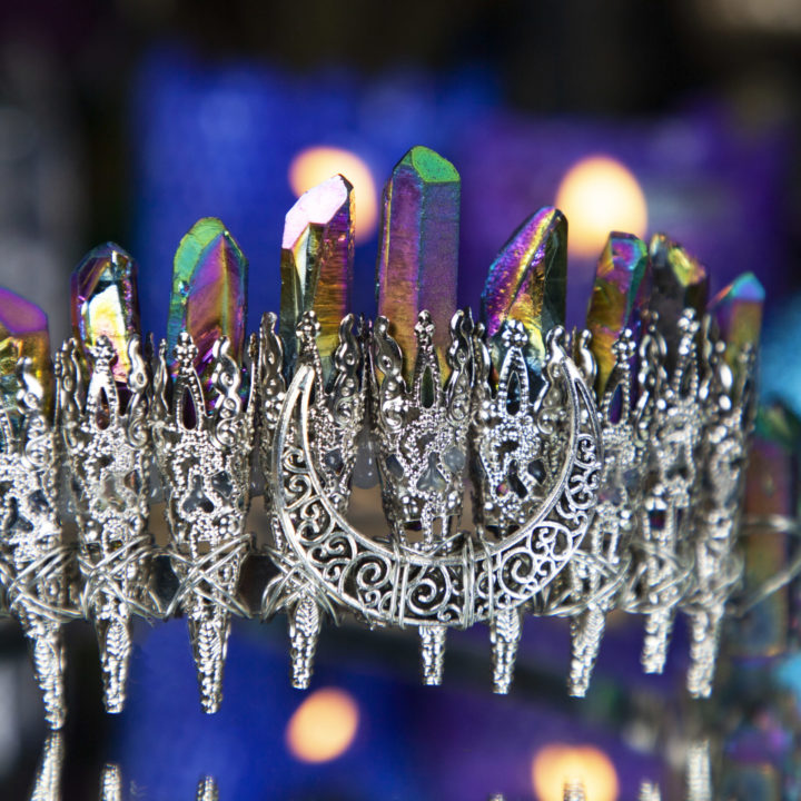 Elaborate Aura Quartz OMGoddess Crowns