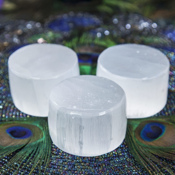 Selenite Charging Plates