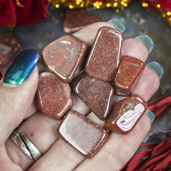 Small Tumbled Red Aventurine