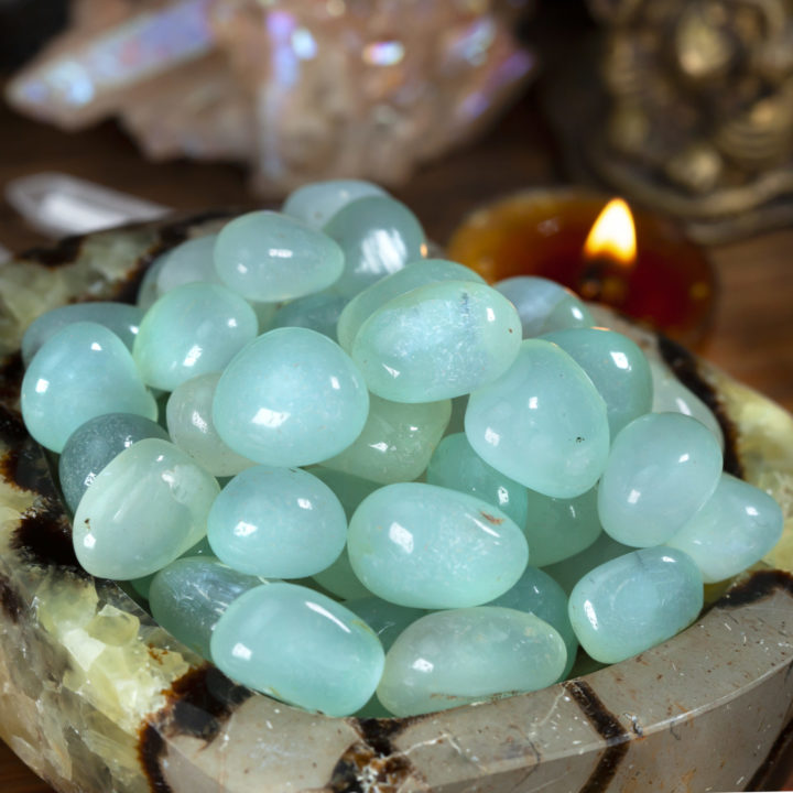 Tumbled Green Mint Agate