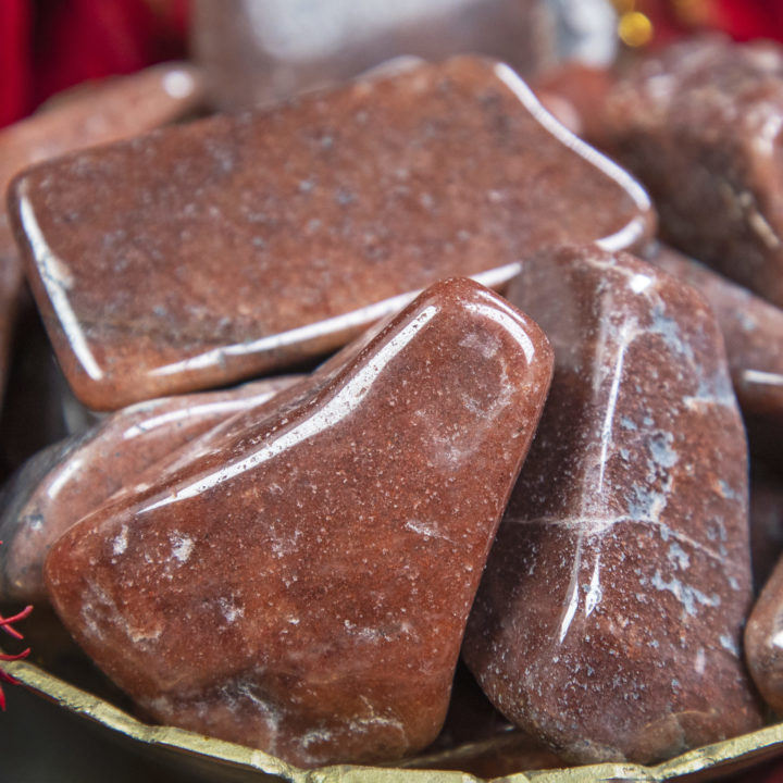 Large Tumbled Red Aventurine