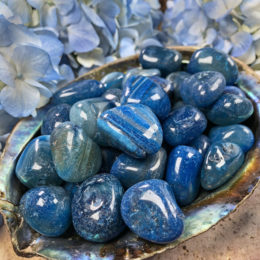 Medium Tumbled Blue Agate