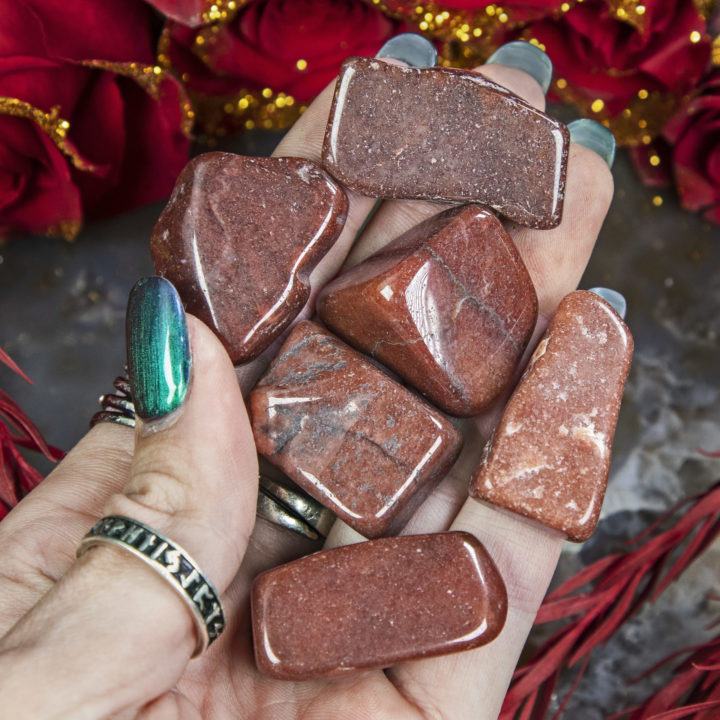 Medium Tumbled Red Aventurine