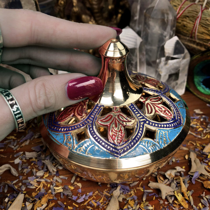 Brass Bowl Incense Burner