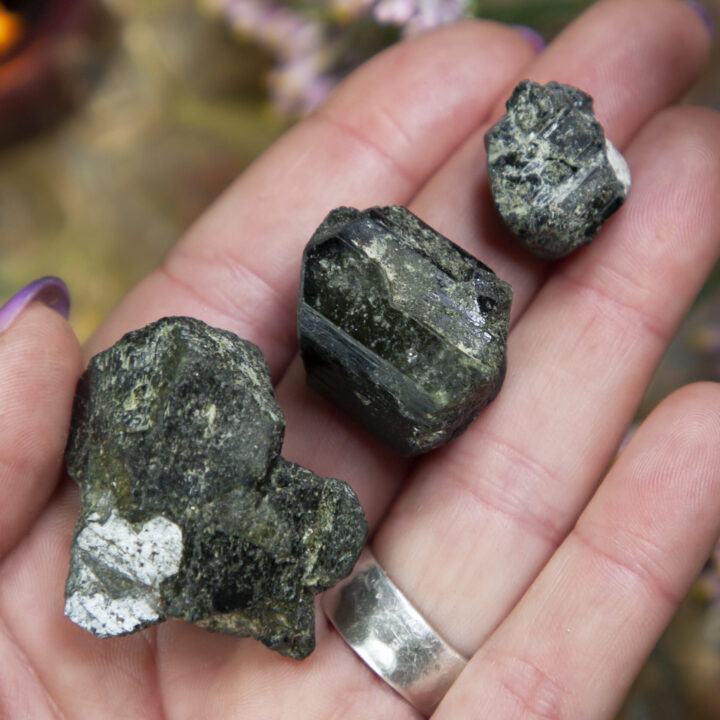 Epidote with Magnetite and Titanite Inclusions