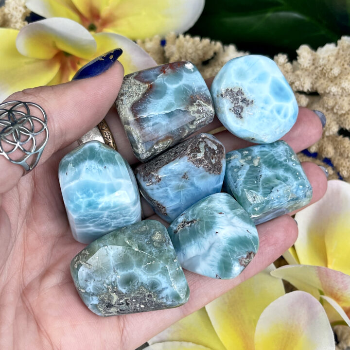 Tumbled Larimar