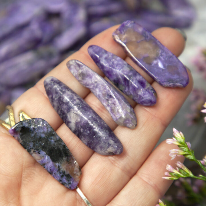 Tumbled Charoite