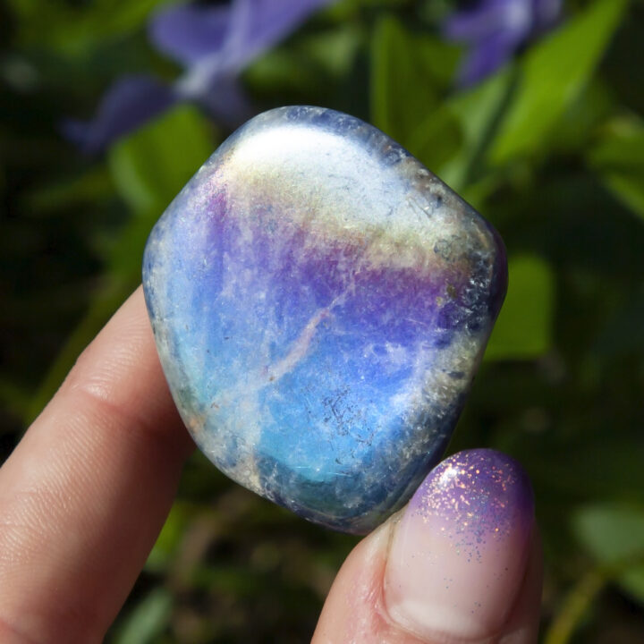 Tumbled Angel Aura Sodalite