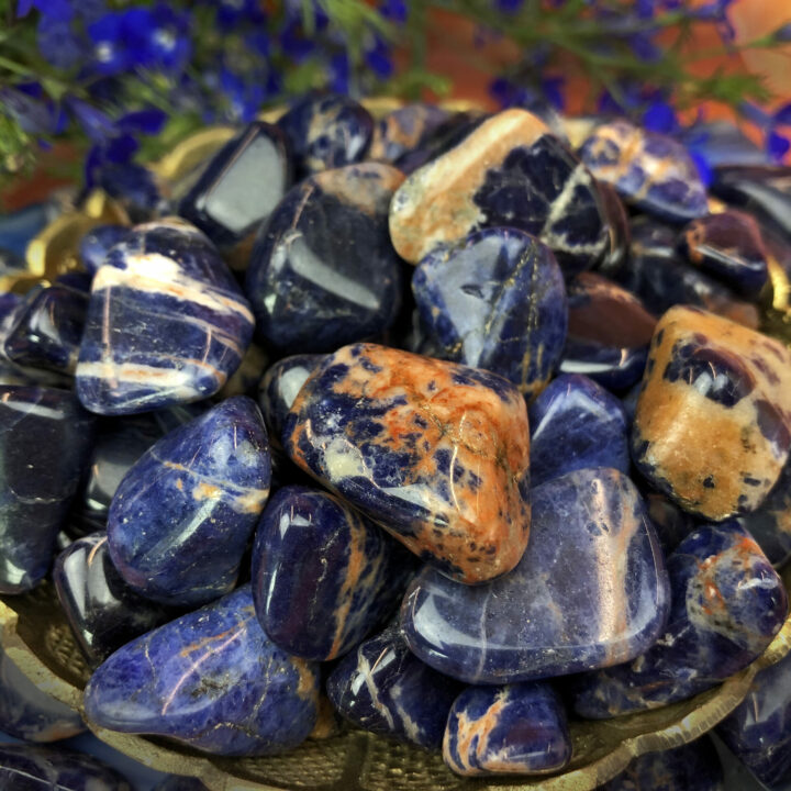 Tumbled Sunset Sodalite