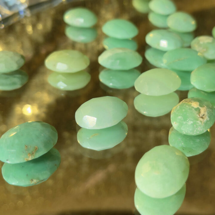 Heart Healing Faceted Chrysoprase