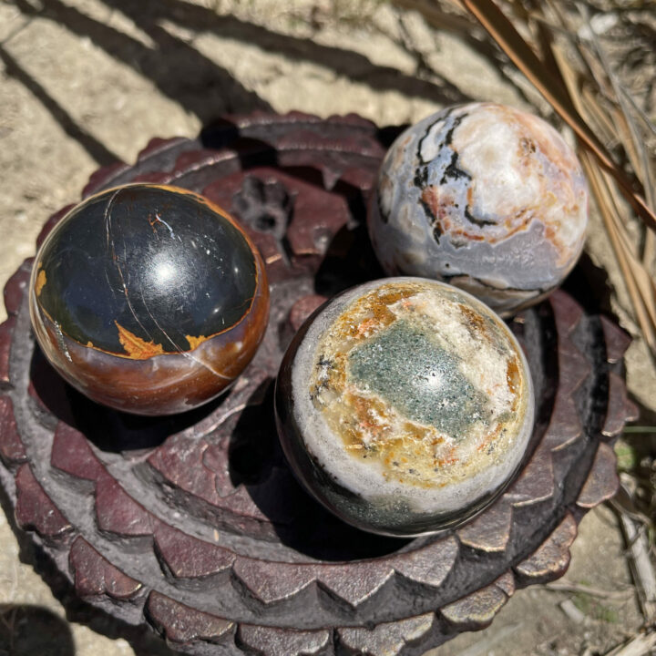 Agate Eye Strength and Protection Sphere