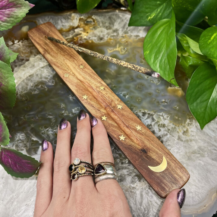 Moon and Stars Incense Holder