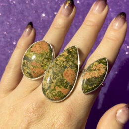 Unakite Adjustable Ring