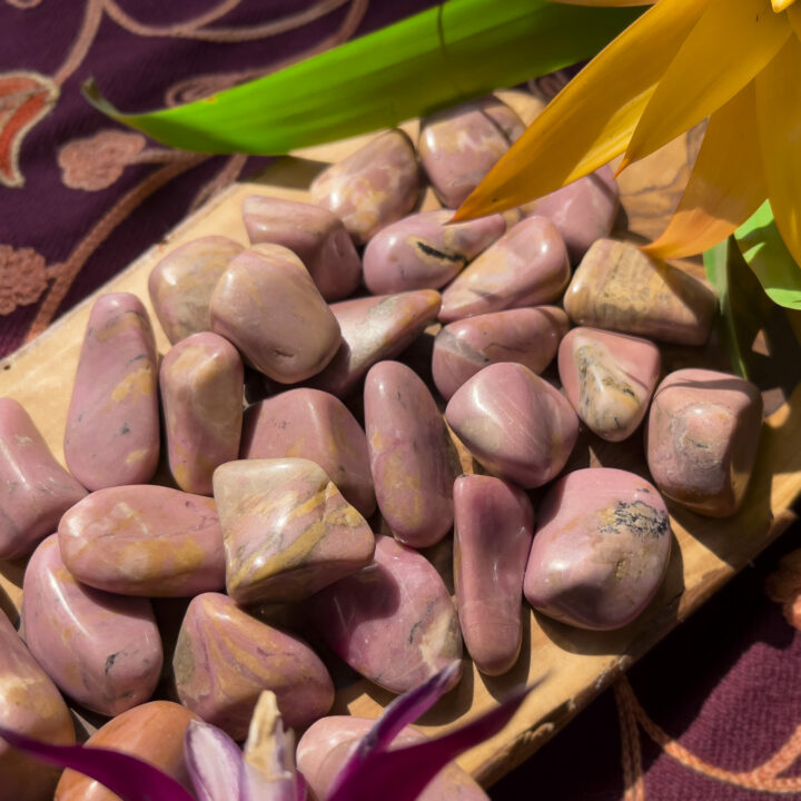 Medium Tumbled Rhodonite from Pakistan