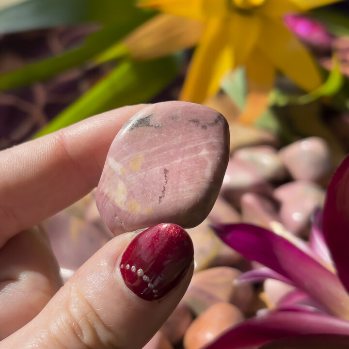 Medium Tumbled Rhodonite from Pakistan