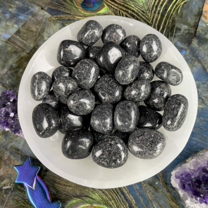 Small Tumbled Nuummite