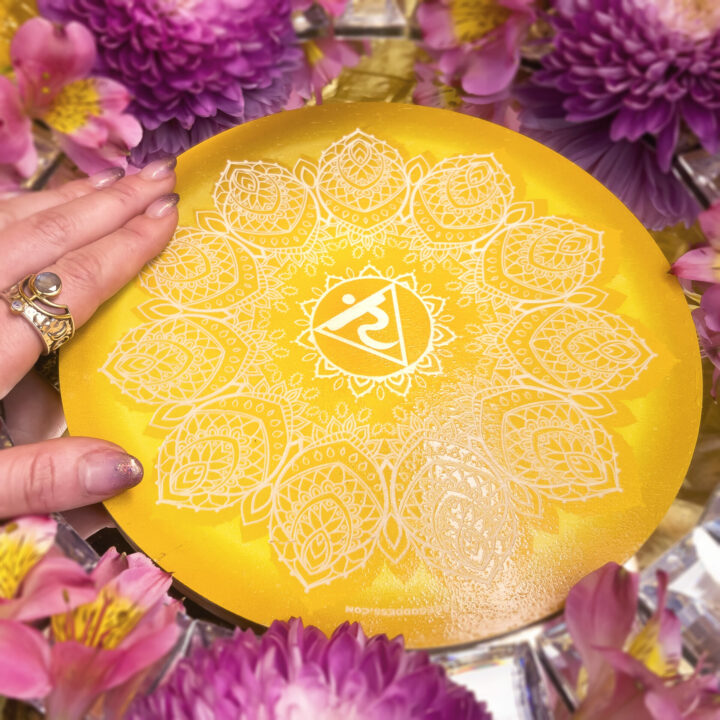 Solar Plexus Self-Empowerment Crystal Grid