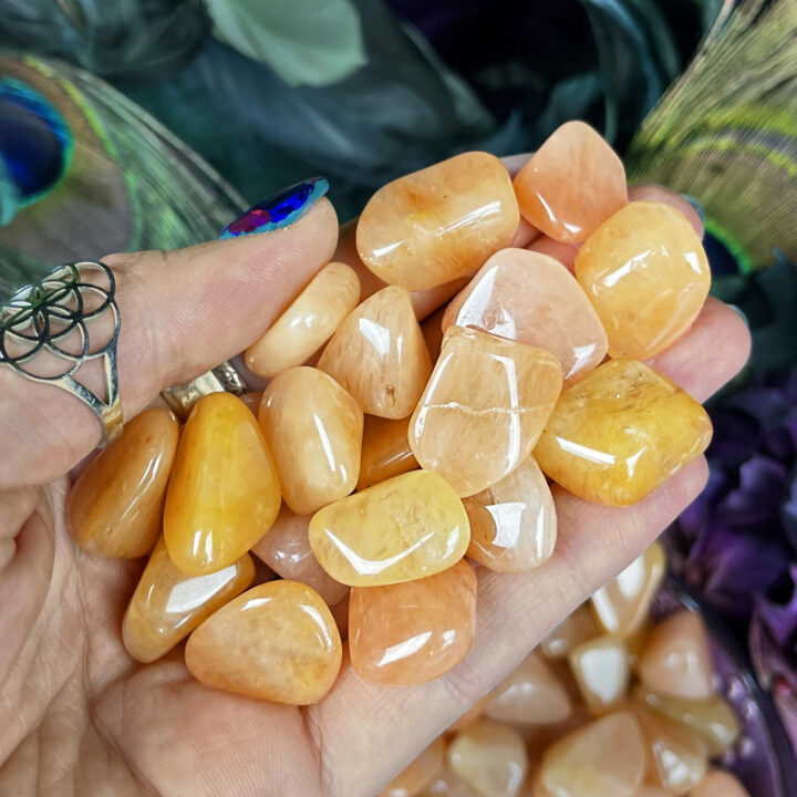 Tumbled Peach Aventurine