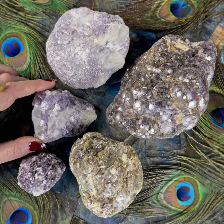 Bubble Lepidolite Magic