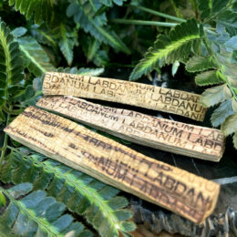 Labdanum Healing Power Infused Palo Santo