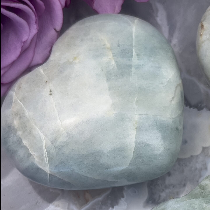 Aquamarine Emotional Healing Heart