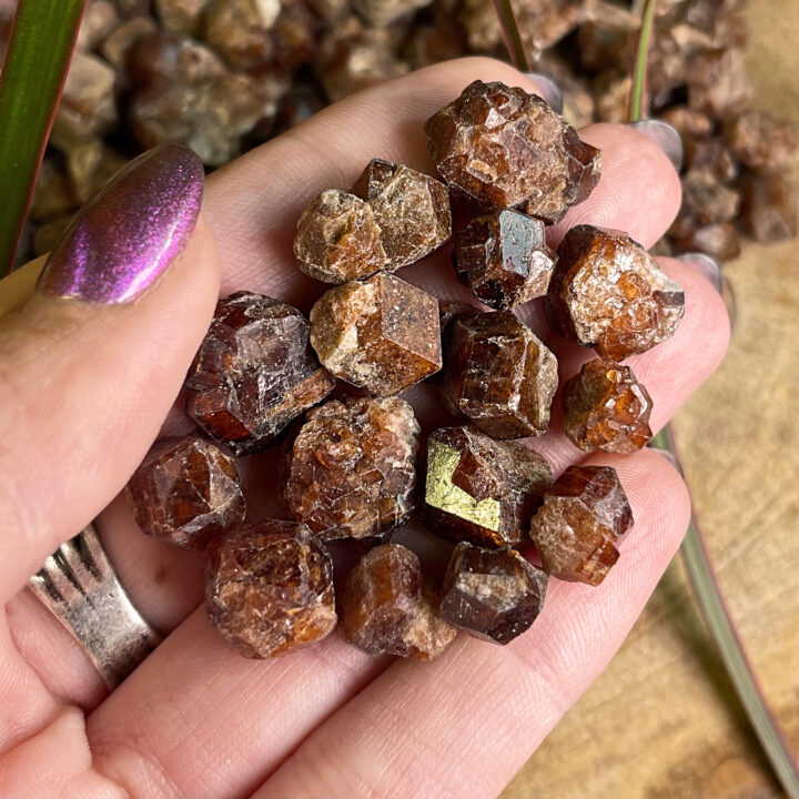 Natural Orange Andradite Garnet