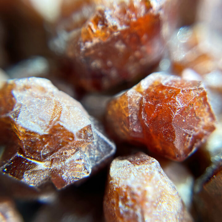 Natural Orange Andradite Garnet