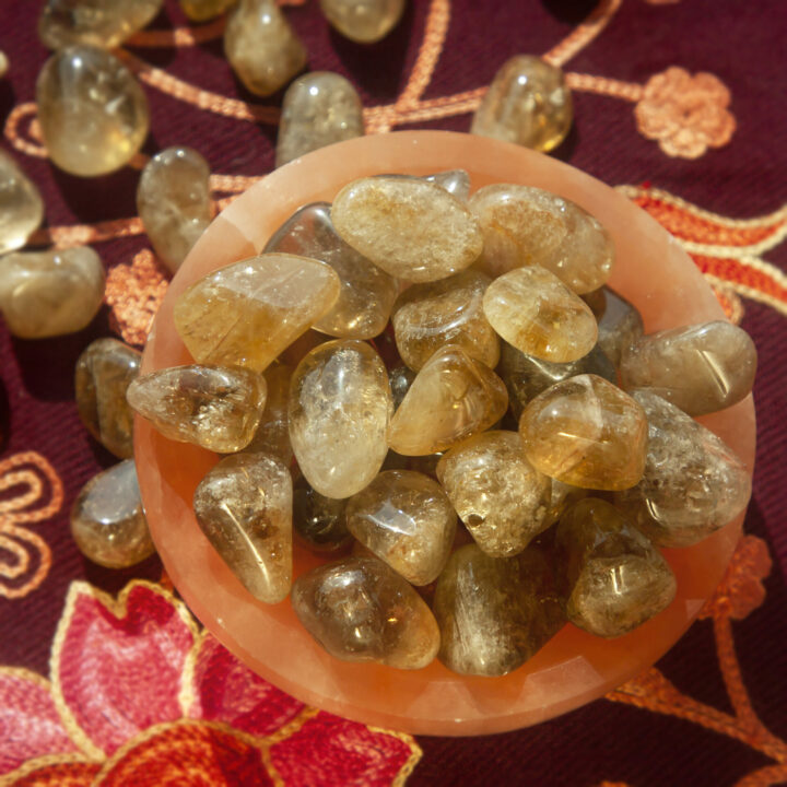 Tumbled Smoky Citrine