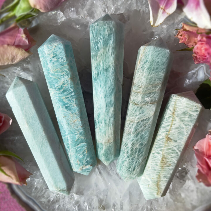 Throat Chakra Healing Amazonite Vogel