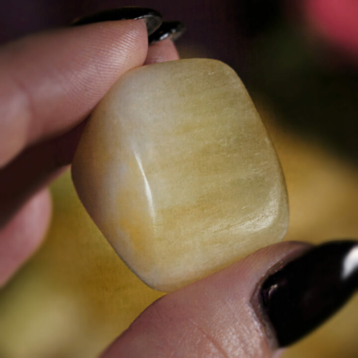 Tumbled Yellow Calcite