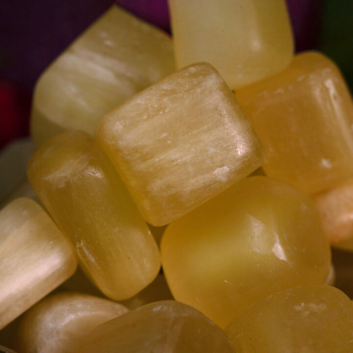 Tumbled Yellow Calcite