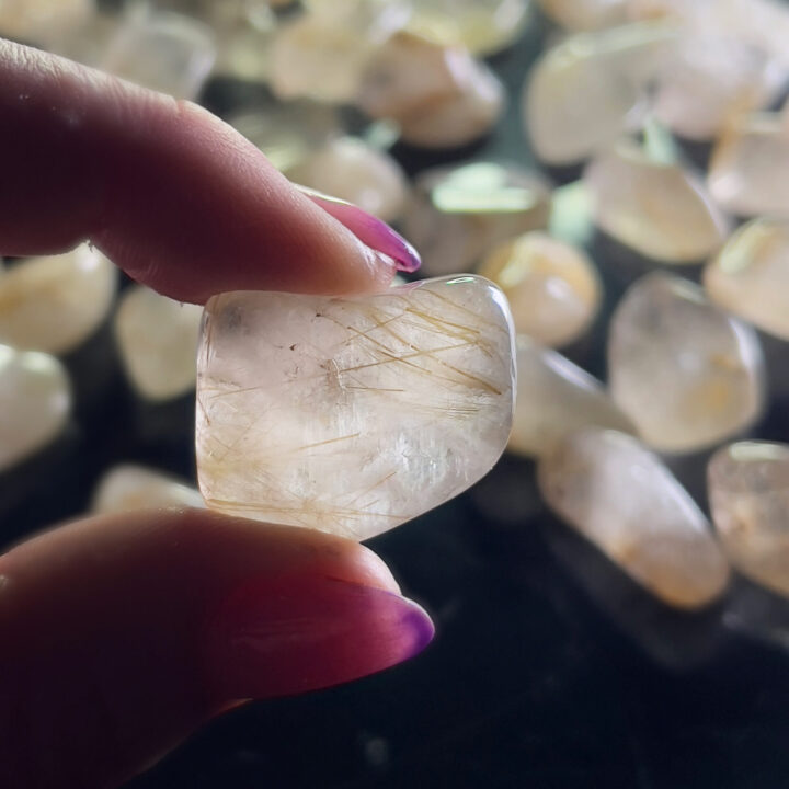 Tumbled Rutilated Quartz