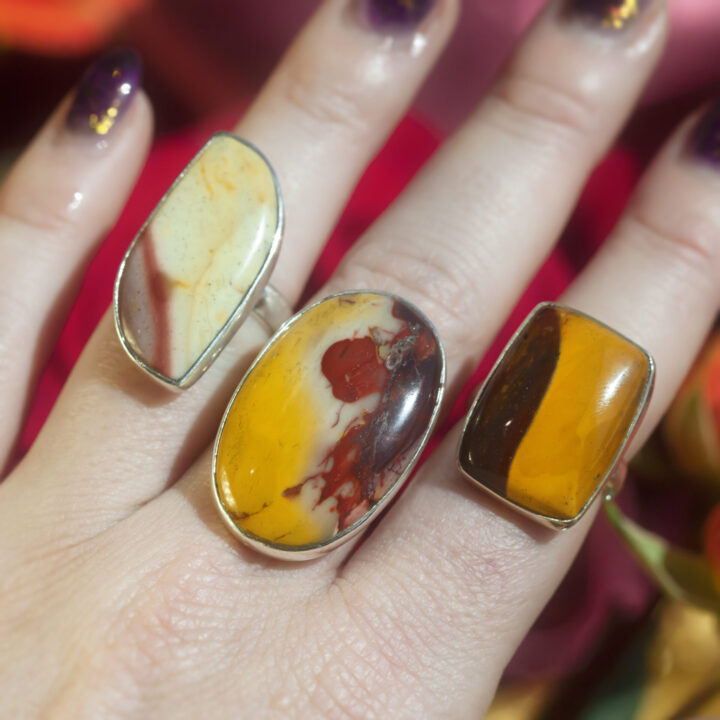 Goddess of Beauty Mookaite Jasper Ring